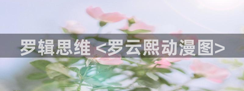 age动漫网官网入口：罗辑思维 <罗云熙动漫图>